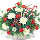 Candy Cane Christmas Bouquet Basket