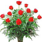 America's Favorite - One Dozen Roses Vased