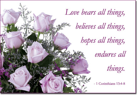 'Love Bears All' Virtual Purple Roses