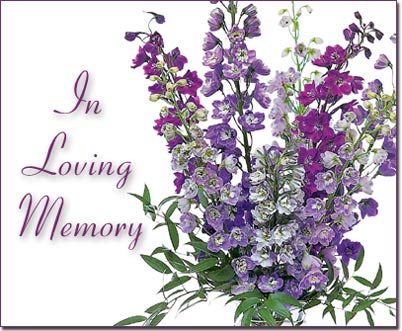 'In Loving Memory' Virtual Sympathy Card