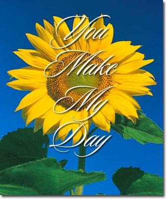 You Make My Day Sunflower eGift