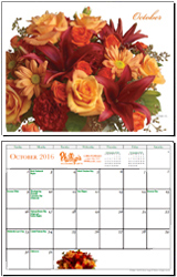 October 2016 Calendar