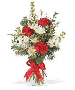 - Christmas Flowers Vase