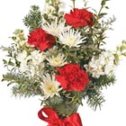 Christmas Flowers Vase