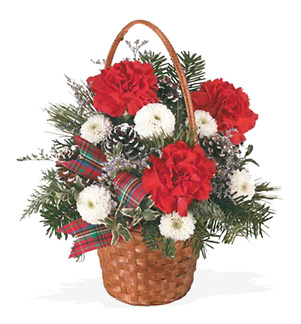 - Very Merry Basket Bouquet