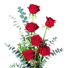 Heart Throb Half Doz. Rose Vase