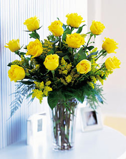 Dozen Yellow Roses