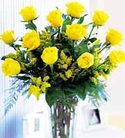 Dozen Yellow Roses