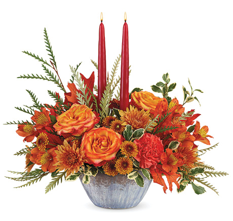 - Teleflora® Bountiful Blessings Centerpiece