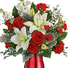 TelefloraŽ Radiantly Rouge Bouquet