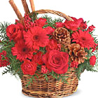 Berries and Spice Basket Bouquet