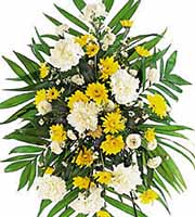 Yellow and White Sympathy Spray