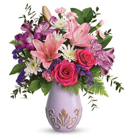 - Teleflora® Lavishly Lavender Bouquet