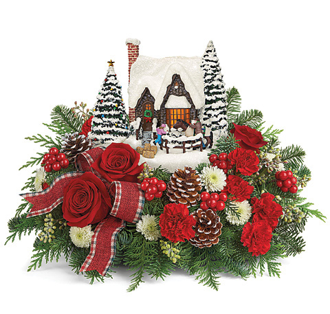 - Thomas Kinkade Warm Winter Wishes Bouquet