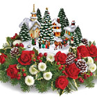 Thomas Kinkade Warm Winter Wishes Bouquet