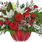 Teleflor® Vibrant Christmas Centerpiece