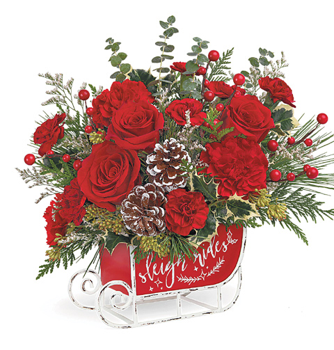 Teleflora® Vintage Sleigh Ride Deluxe