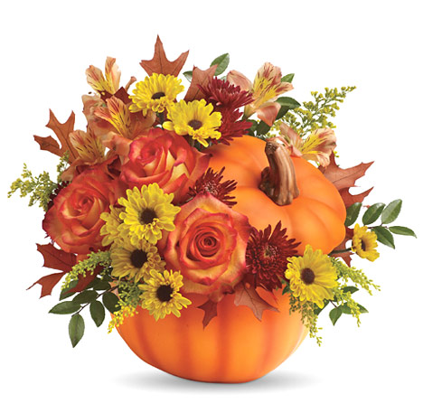 - Teleflora® Warm Fall Wishes Bouquet