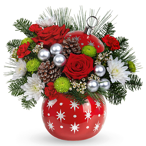 Teleflora Bright Christmas Bouquet