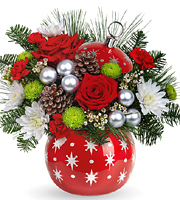 Teleflora Bright Christmas Bouquet