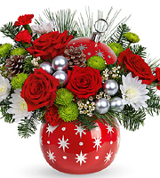 Teleflora Bright Christmas Bouquet Deluxe
