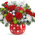 Teleflora Bright Christmas Bouquet Deluxe
