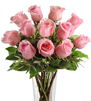 FTD Dozen Pink Roses Bouquet