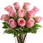 FTD Dozen Pink Roses Bouquet