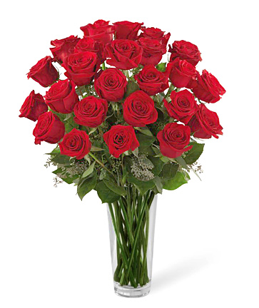 FTD Red Two Dozen Roses Bouquet