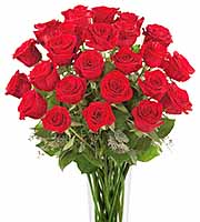 FTD Red Two Dozen Roses Bouquet