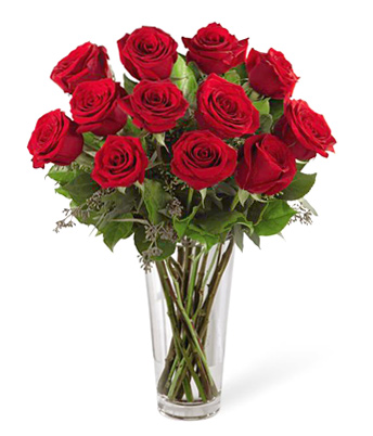 FTD&reg; Dozen Red Roses Bouquet