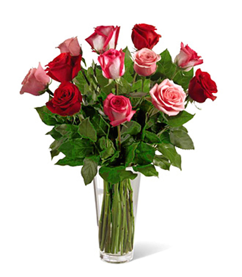 FTD True Romance Dozen Roses Vase