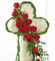 FTD Floral Cross with Roses