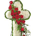 FTD Floral Cross with Roses