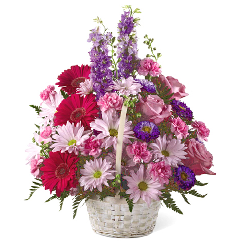 FTD Pastel Peace Flowers Basket