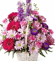 FTD Pastel Peace Flowers Basket