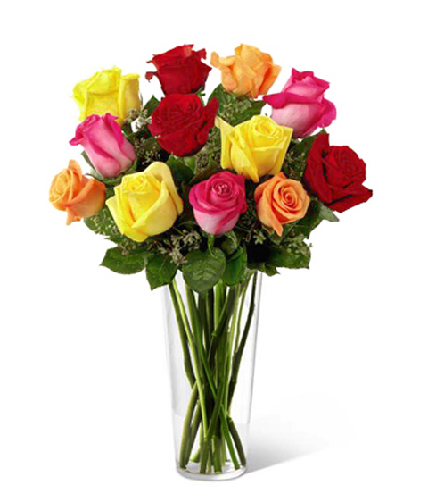 FTD Bright Spark Roses Bouquet