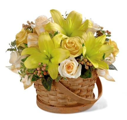 - FTD® Sunny Surprise Basket Deluxe