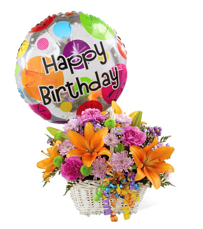 FTD&reg; Happy Birthday Blooms Basket