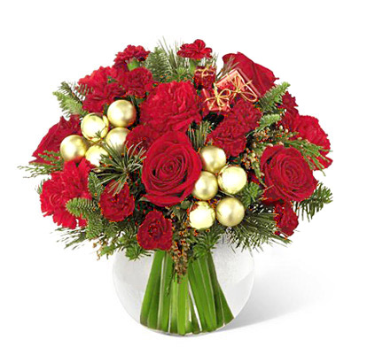 FTD Holiday Gold Bouquet