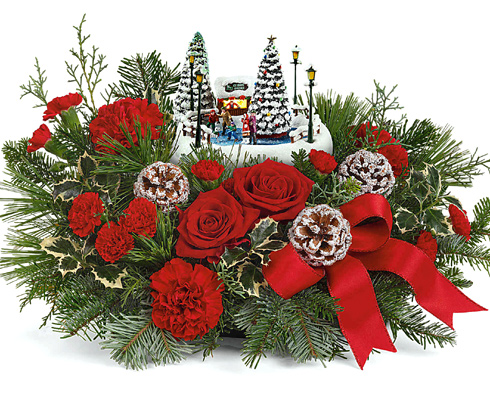 Thomas Kinkade Oh What Fun Bouquet
