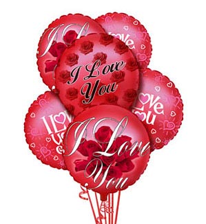 I Love You Balloon Bouquet
