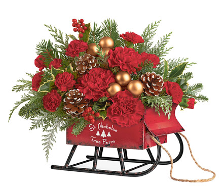 christmas flowers delivered
