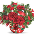 TelefloraŽ Deck The Holly Ornament