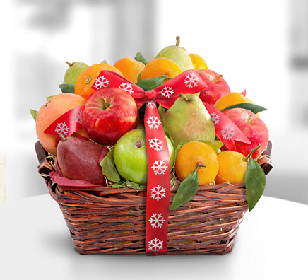 - Fruitful Tidings Holiday Fruit Basket
