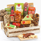 Meat & Cheese Wooden Gift Crate - Better