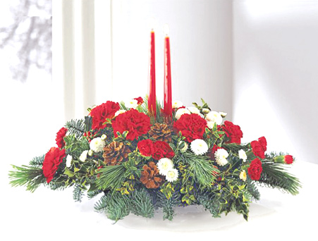 FTD Christmas Candle Centerpiece