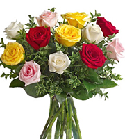 International - Mixed Color Roses