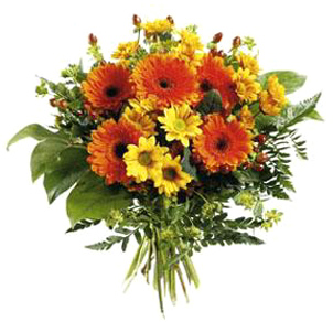 International - Orange and Yellow Mixed Bouquet