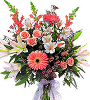 International - Fancy Pink and White Bouquet